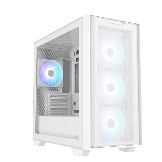 ASUS case A21 PLUS ARGB FANS white