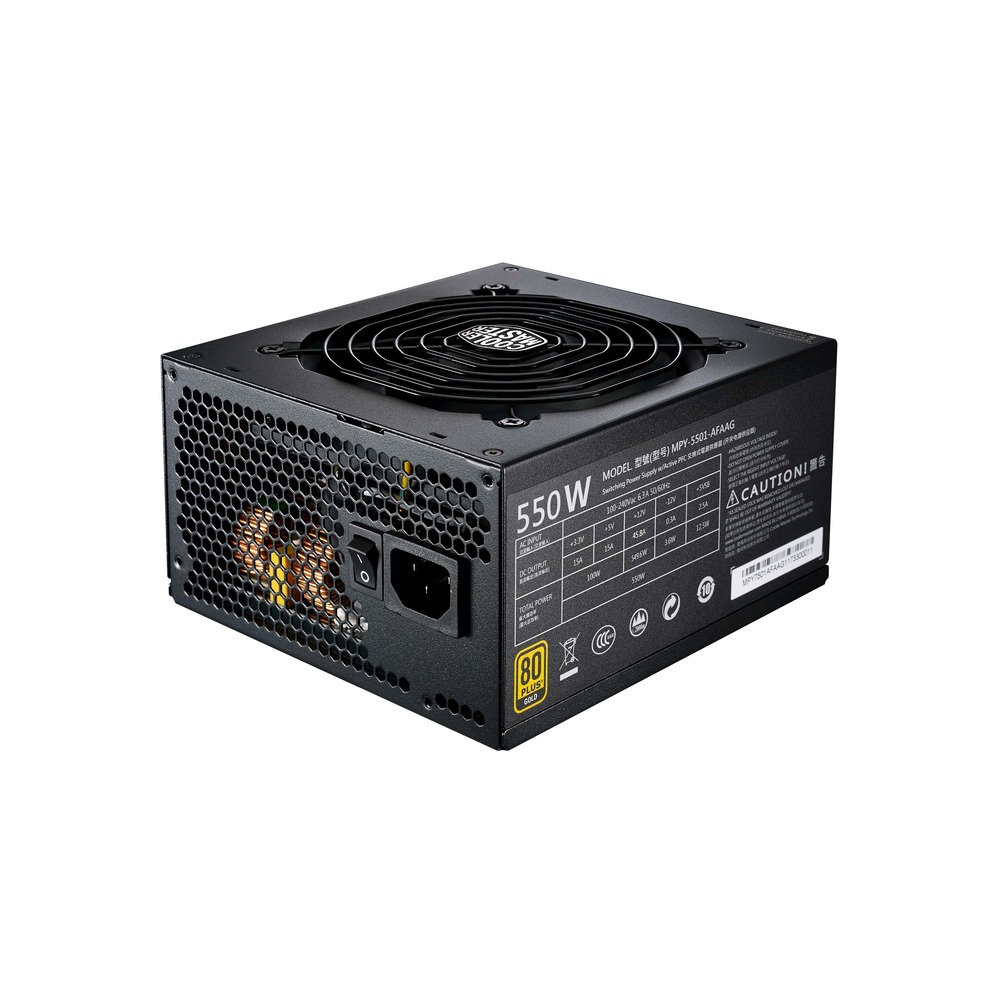 Obrázok Zdroj Cooler Master MWE 550W 80+ Gold Modulárny MPY-5501-AFAAG-EU