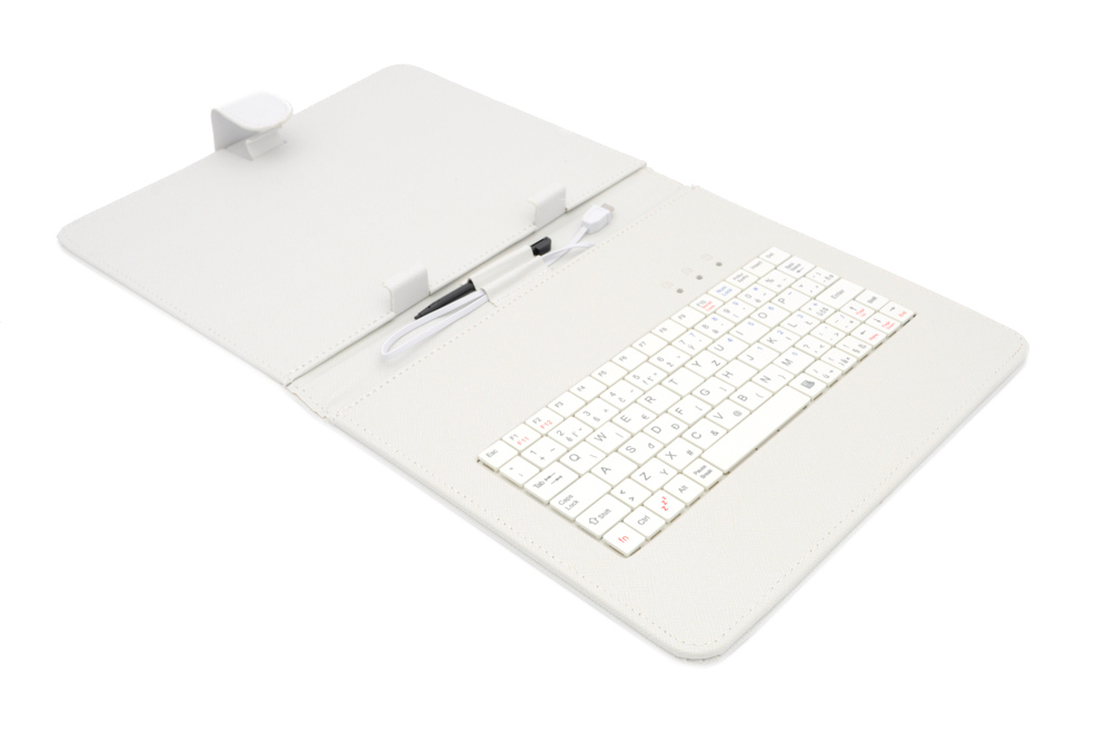 AIREN AiTab Leather Case 3 with USB Keyboard 9,7'' WHITE (CZ/SK/DE/UK/US.. layout)