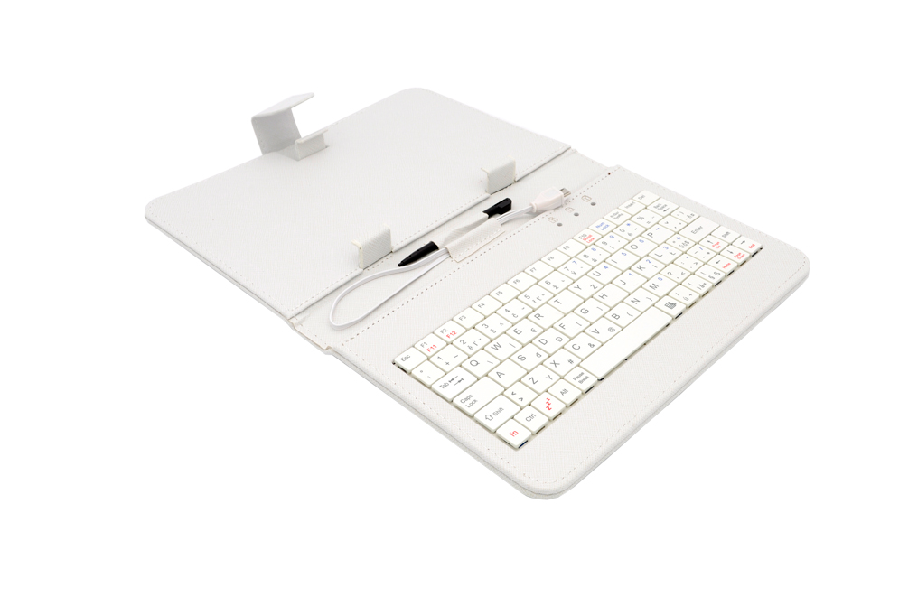 AIREN AiTab Leather Case 1 with USB Keyboard 7'' WHITE (CZ/SK/DE/UK/US.. layout)