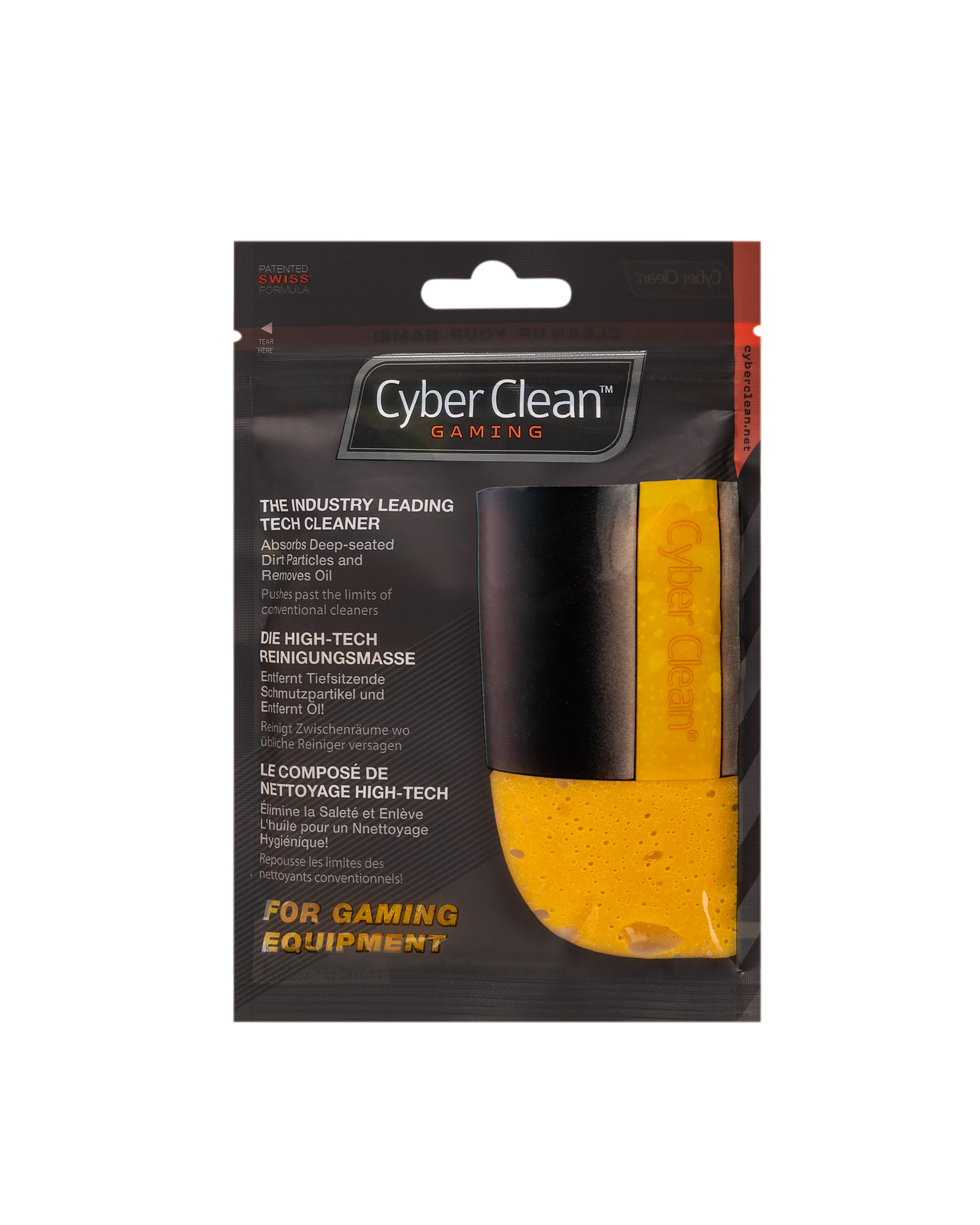 CYBERCLEAN Gaming Zip Bag 80g ORANGE (46300)