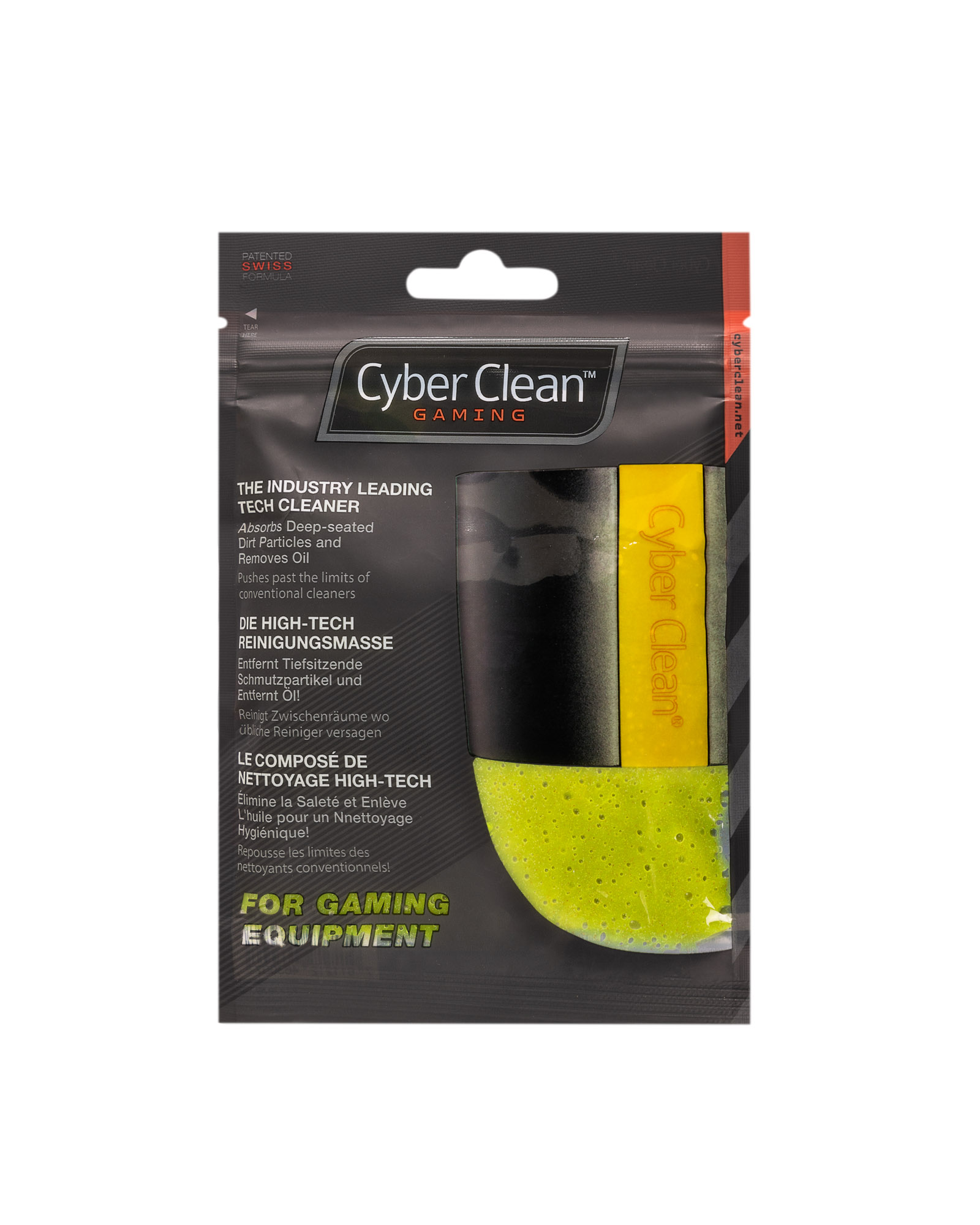 CYBERCLEAN Gaming Zip Bag 80g GREEN (46300)