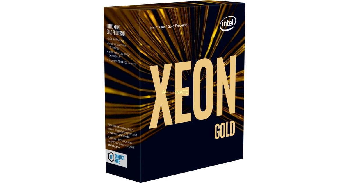 CPU Intel Xeon 6240 (2.6GHz, FC-LGA3647, 24.75M)