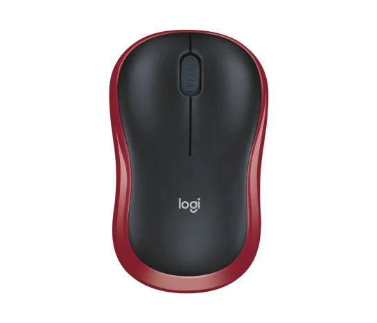 Akce myš Logitech Wireless Mouse M185 nano červená