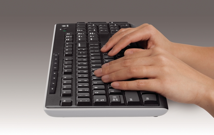 Logitech K270 / USB / CZ- SK layout / Čierna / 920-003741