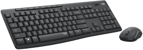 Logitech Wireless Silent Combo MK295, CZ/SK, silent, grafitová / 920-009808