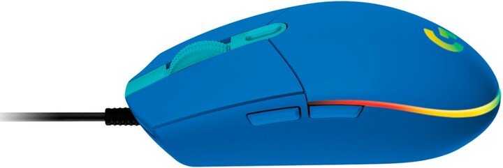 Logitech G102 Lightsync / Modrá / 910-005801