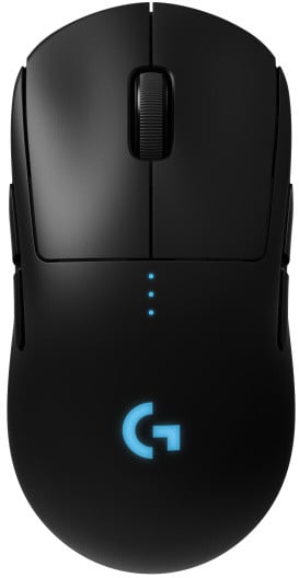 Logitech G Pro wireless/Herní/Optická/25 600 DPI/Bezdrátová USB/Černá