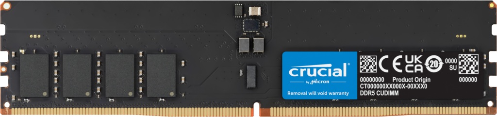 Crucial/CUDIMM DDR5/16/6400MHz/CL52/1x16GB