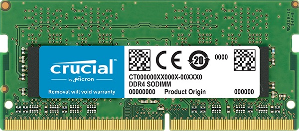 Obrázok SO-DIMM 4GB DDR4 3200MHz Crucial CL22 CT4G4SFS632A