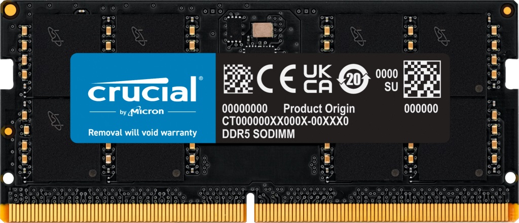 Crucial/SO-DIMM DDR5/32GB/4800MHz/CL40/1x32GB