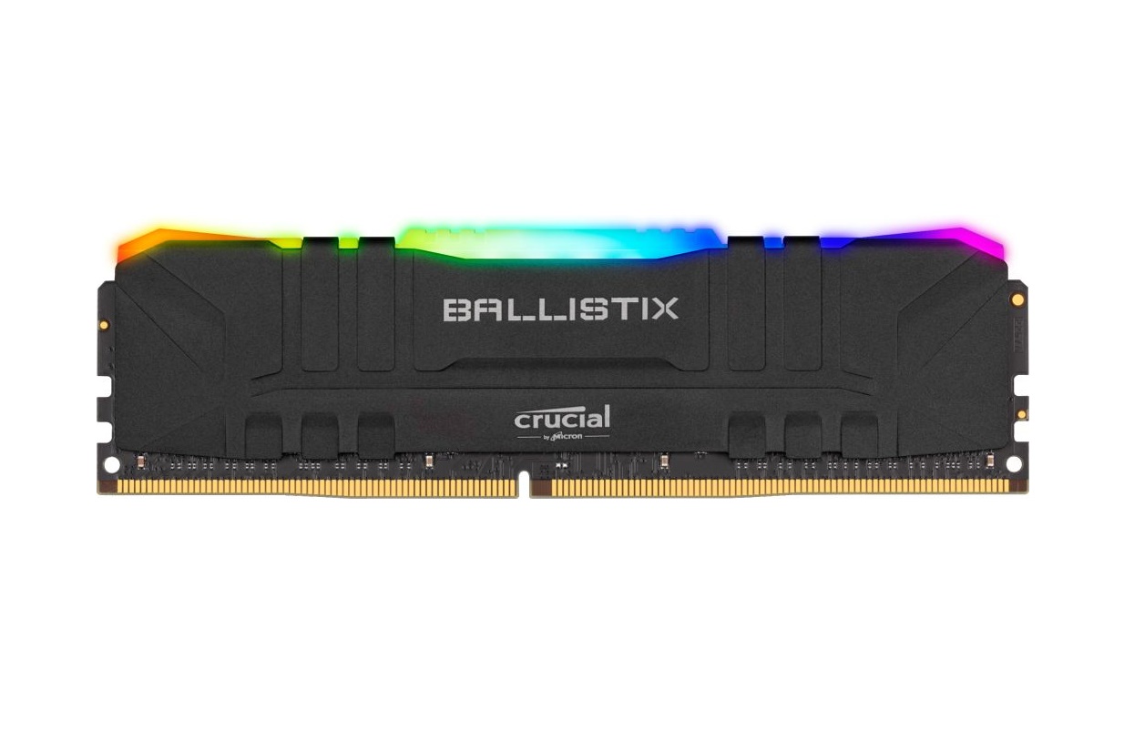 Obrázok 32GB DDR4 3000MHz Crucial Ballistix CL15 2x16GB Black RGB BL2K16G30C15U4BL