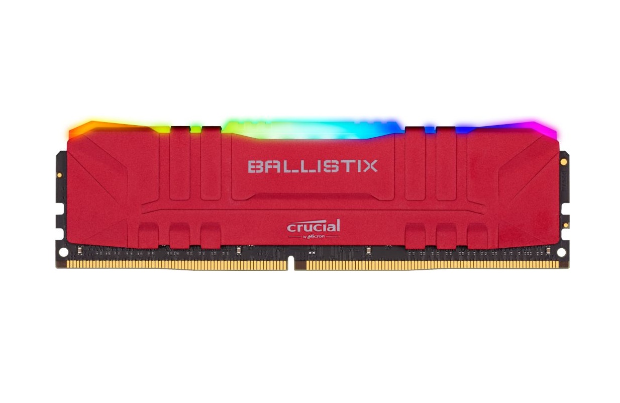 Obrázok 16GB DDR4 3000MHz Crucial Ballistix CL15 2x8GB Red RGB BL2K8G30C15U4RL