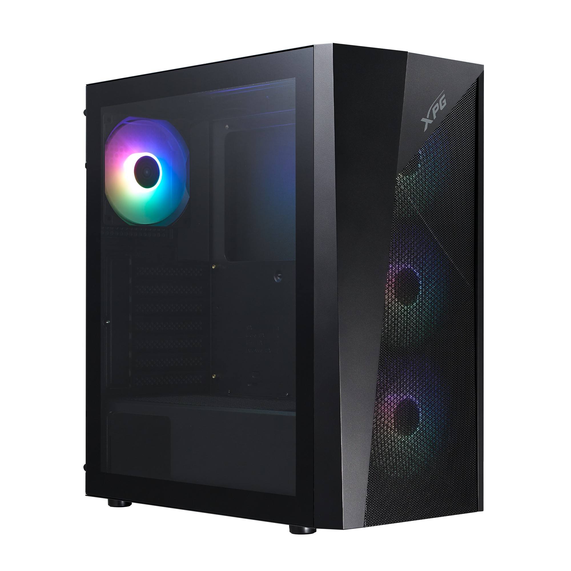 Adata XPG Lander 500/Midi Tower/Transpar./Černá