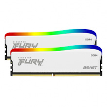 Kingston FURY Beast White/DDR4/32GB/3600MHz/CL17/2x16GB/RGB/White