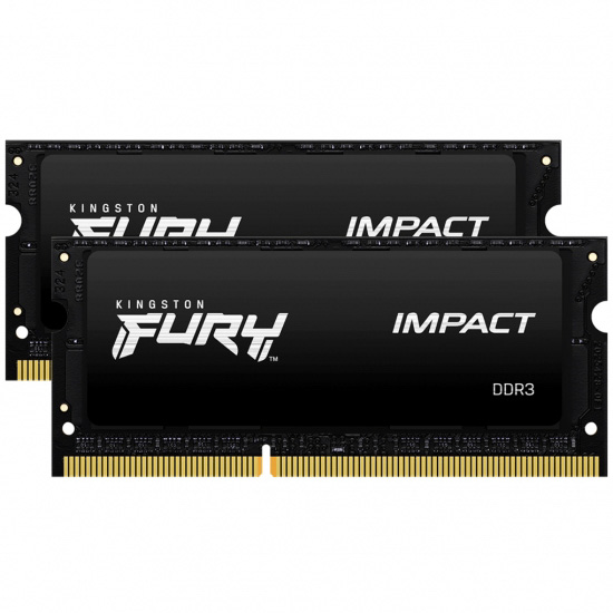 Kingston FURY Impact/SO-DIMM DDR3/16GB/1866MHz/CL11/2x8GB/Black