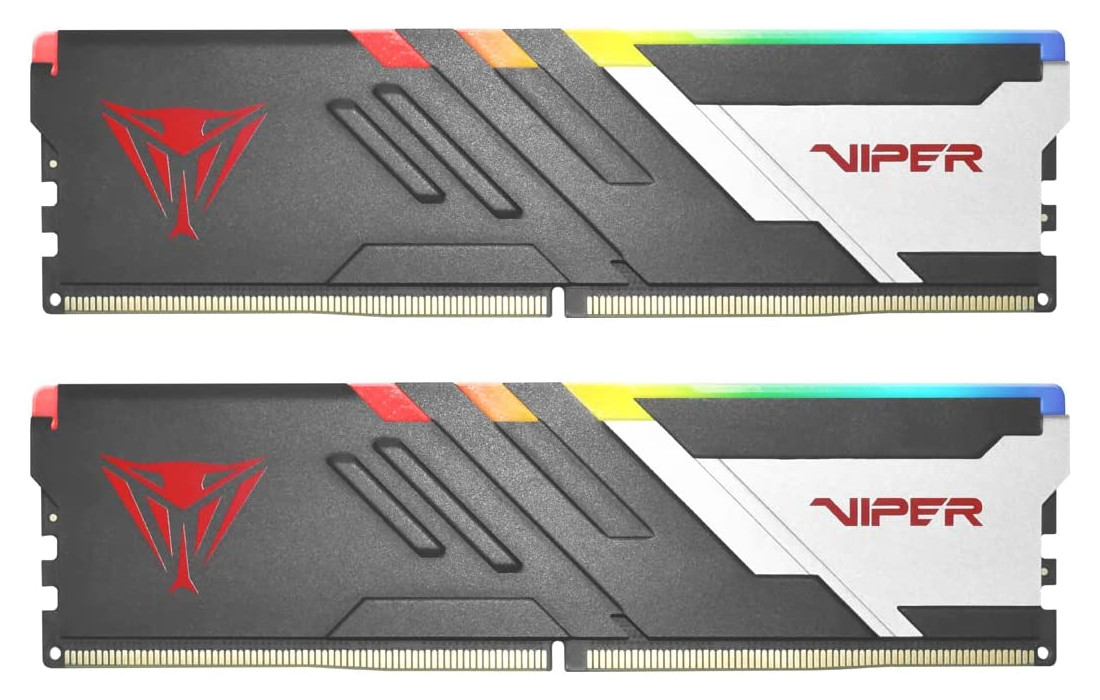 Patriot Viper Venom/DDR5/32GB/5600MHz/CL36/2x16GB/RGB/Black/Silv