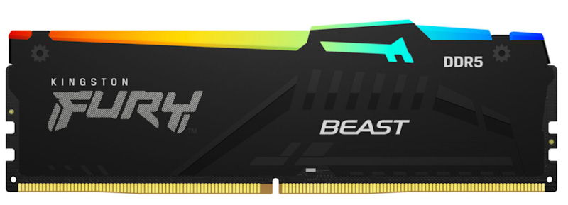 Kingston FURY Beast/DDR5/32GB/4800MHz/CL38/1x32GB/RGB