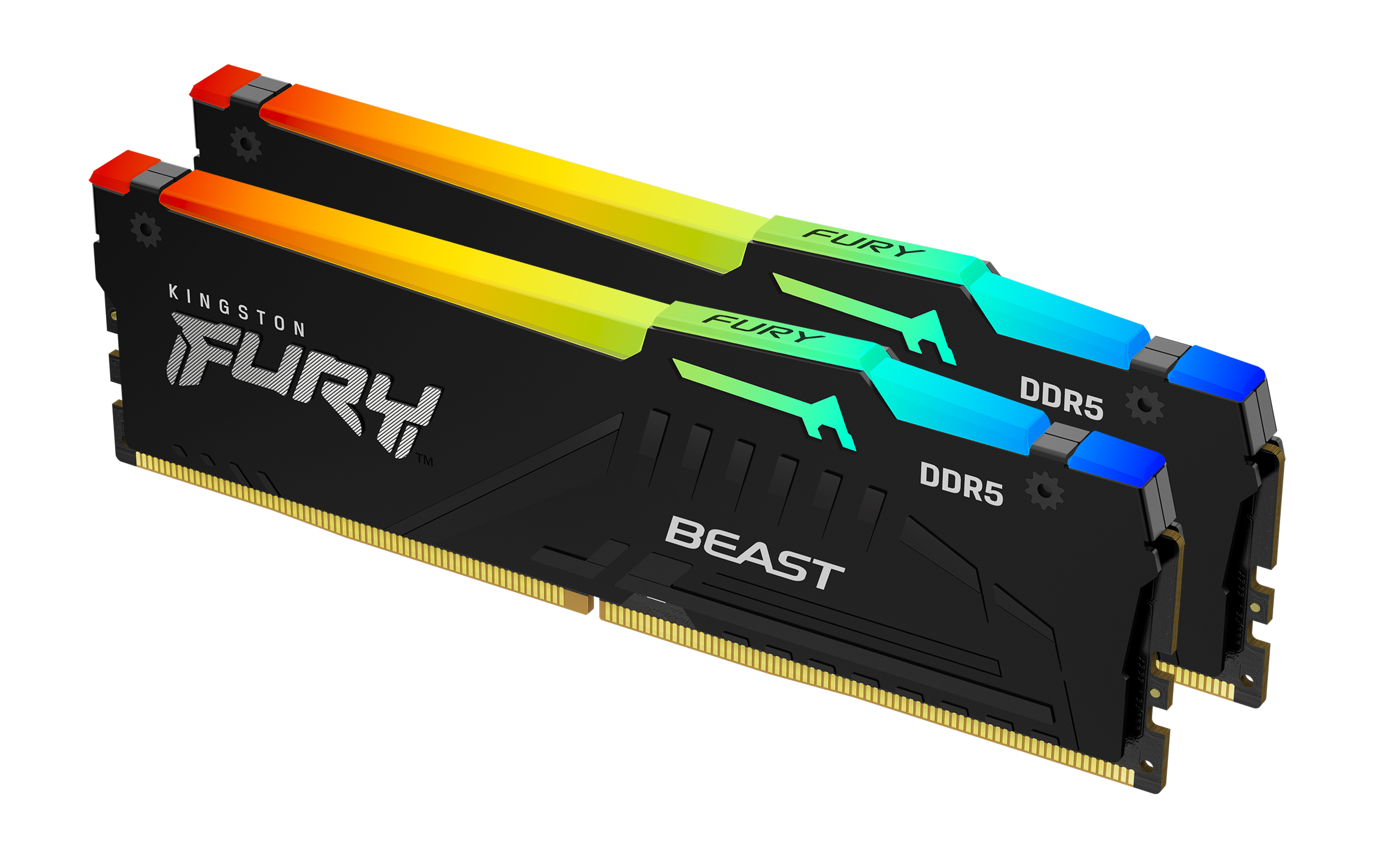 Kingston FURY Beast/DDR5/32GB/6000MHz/CL30/2x16GB/RGB/Black