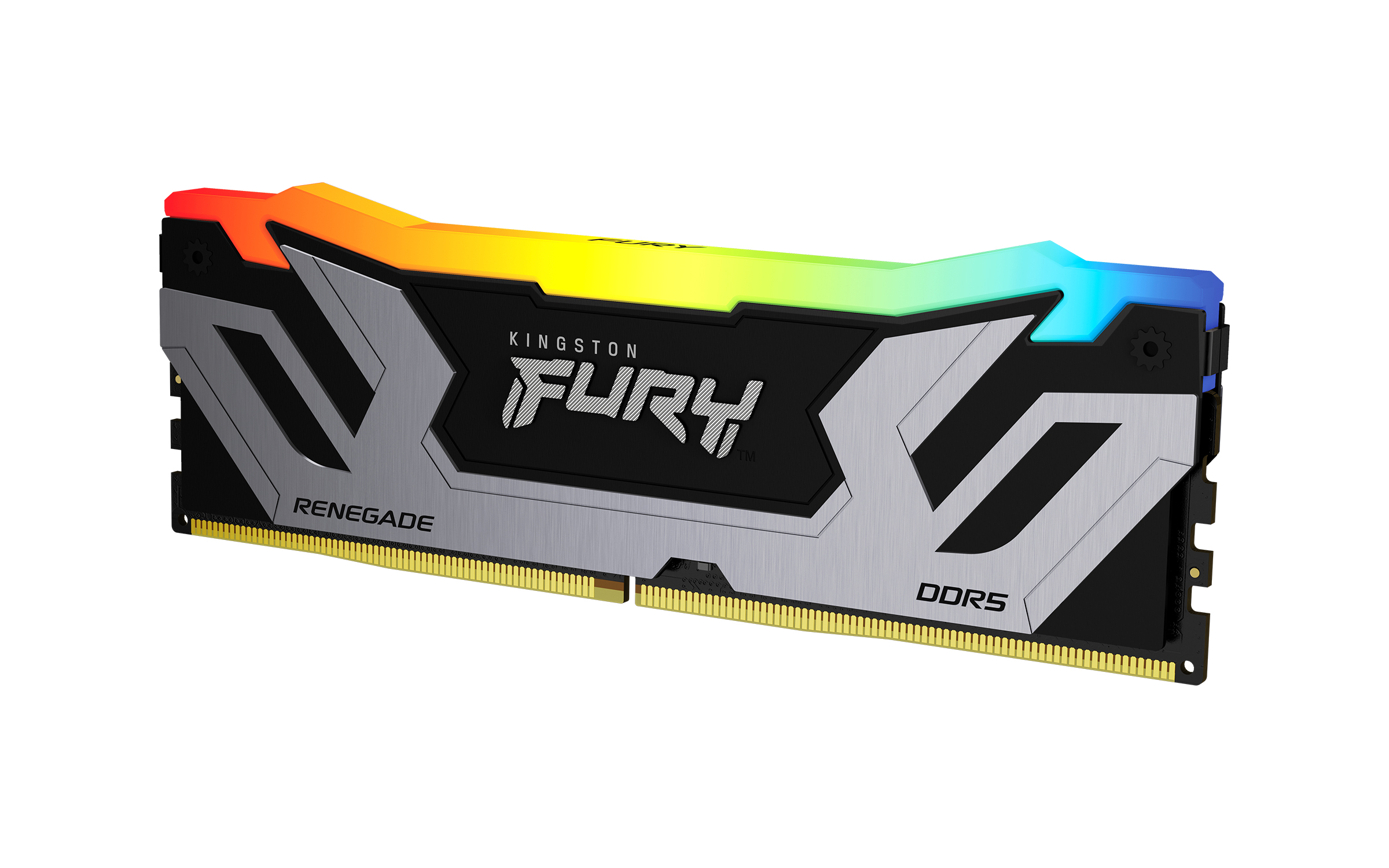 Kingston FURY Renegade/CUDIMM DDR5/24GB/8400MHz/CL40/1x24GB/RGB/Black/Silv