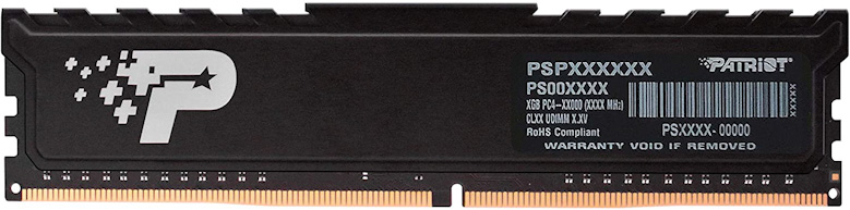 Patriot/DDR4/16GB/3200MHz/CL22/1x16GB/Black