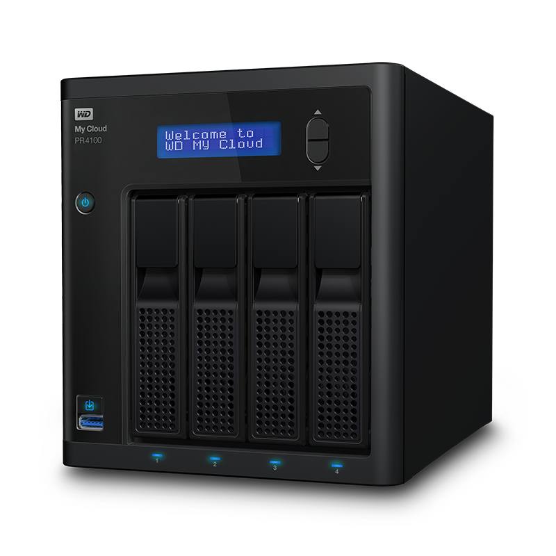 Obrázok WD My Cloud PR4100 16 TB (4x 4 TB) (WDBNFA0160KBK-EESN)