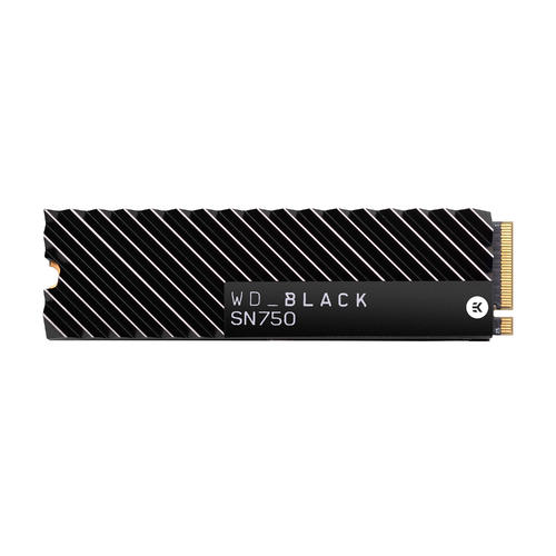 Obrázok Western Digital Black™ SN750 High-Performance Gaming Heatsink WDS500G3XHC, 500 GB, Retail, PCIe 3.0 x4