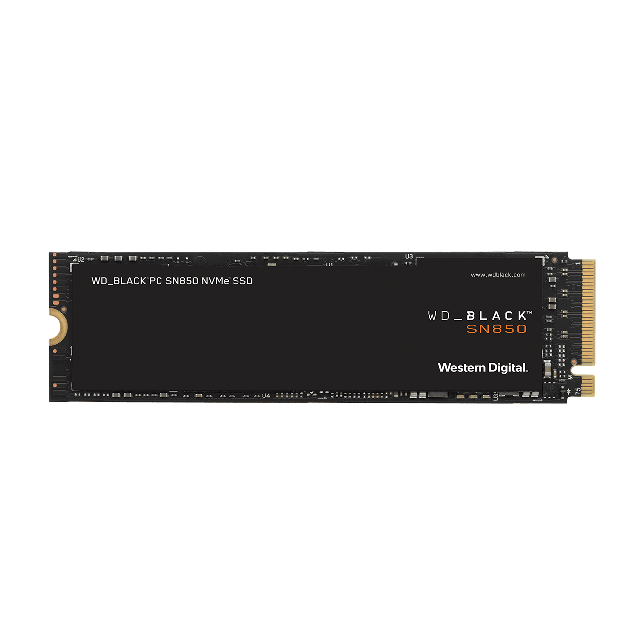 Obrázok SSD 500GB WD Black SN850 NVMe M.2 PCIe Gen4 2280 WDS500G1X0E