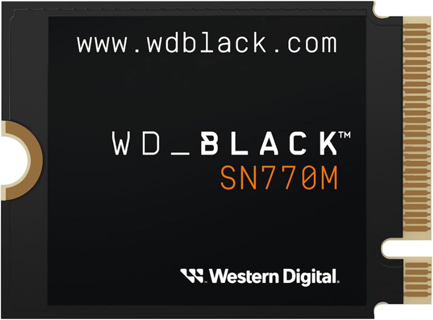 WD Black SN770M/500GB/SSD/M.2 NVMe/Černá/5R