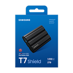 Samsung T7 Shield/2TB/SSD/Externí/2.5''/Černá/3R