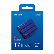 Samsung T7 Shield/2TB/SSD/Externí/2.5''/Modrá/3R