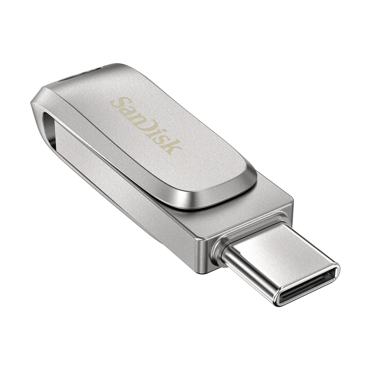 SanDisk Ultra Dual Drive Luxe/32GB/USB 3.1/USB-A + USB-C/Stříbrná