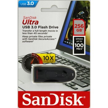 SanDisk Ultra 256GB USB 3.0/USB-A/Čierna