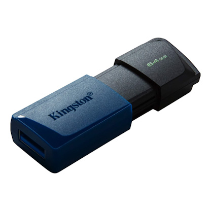 KINGSTON DataTraveler EXODIA 64GB / USB 3.2 / čierna + modrá / DTXM/64GB
