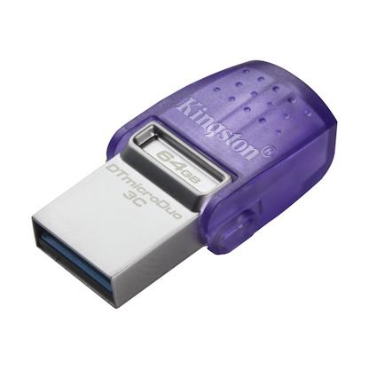 KINGSTON DataTraveler microDuo 3C 64GB dual USB-A + USB-C / DTDUO3CG3/64GB