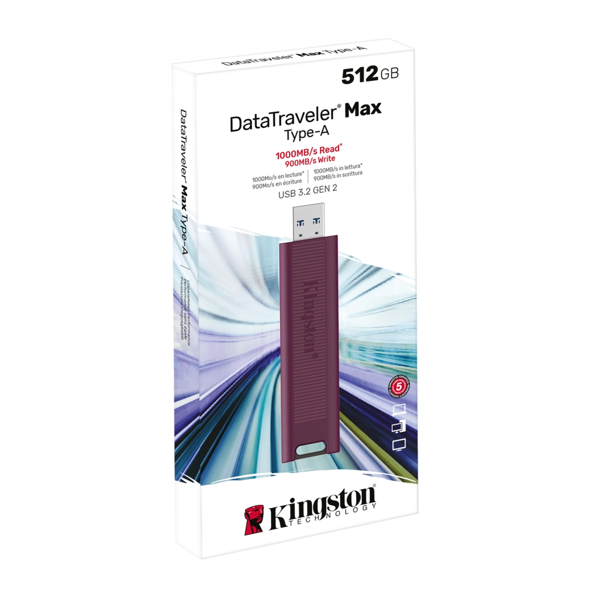 KINGSTON DataTraveler 512GB Max Type-A USB 3.2 / DTMAXA/512GB