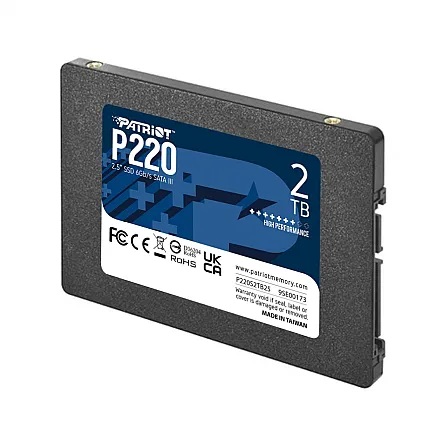 PATRIOT P220/2TB/SSD/2.5''/SATA/3R