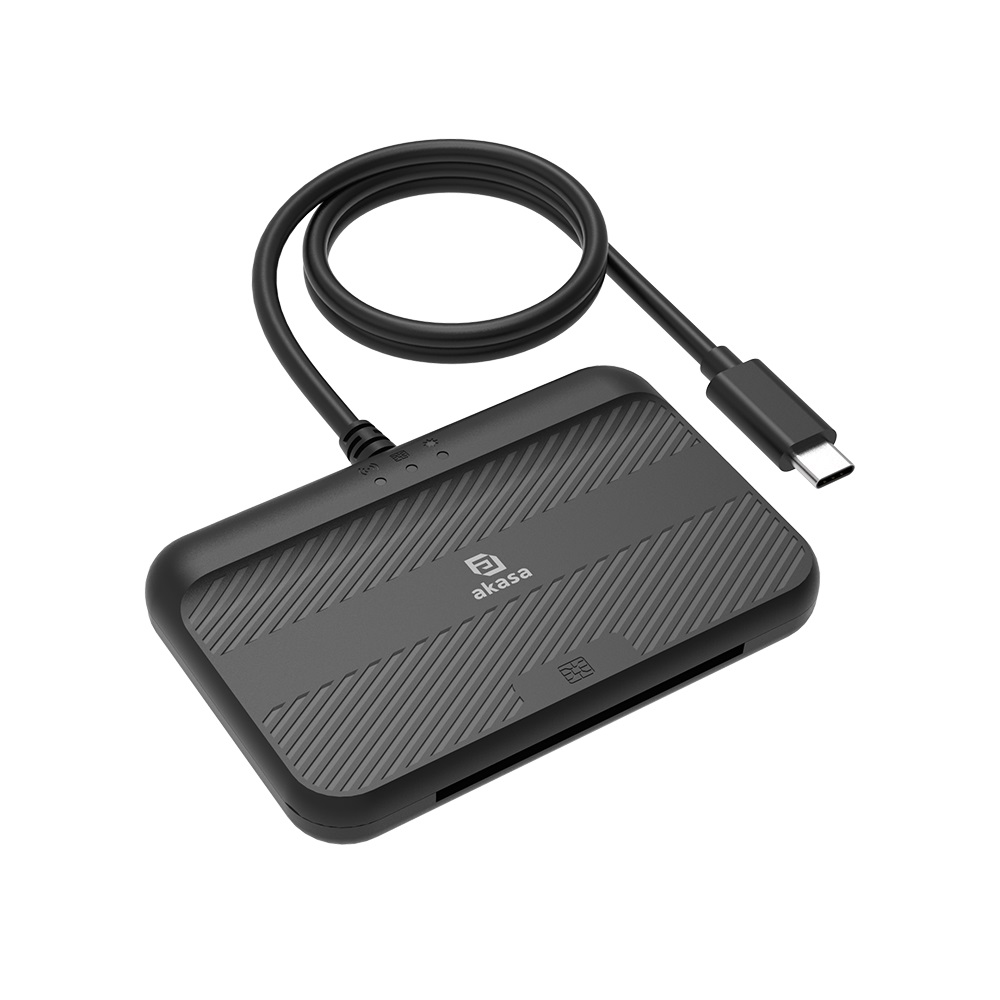 AKASA AK-CR-15BK externá čítačka Smart kariet s NFC - eID a eOP