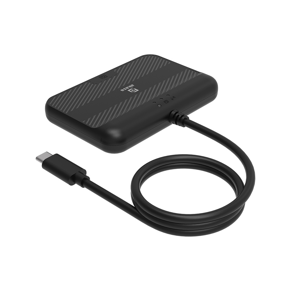 AKASA AK-CR-15BK externá čítačka Smart kariet s NFC - eID a eOP