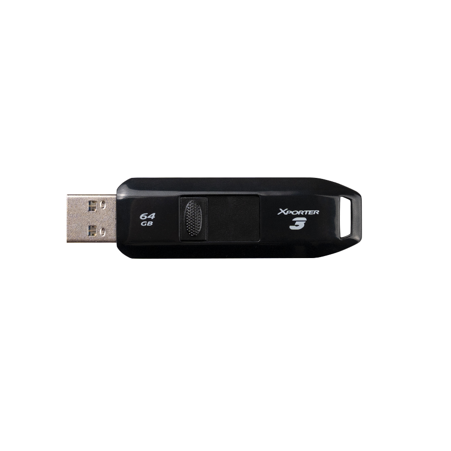 Patriot Xporter 3 Slider/64GB/USB 3.2/USB-A/Černá