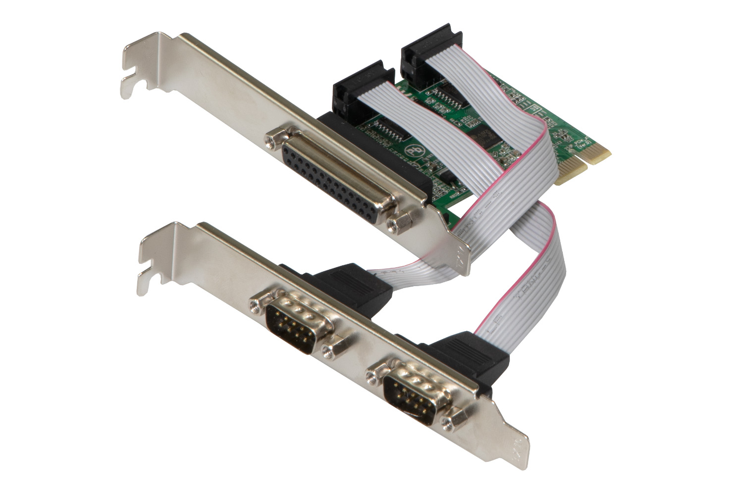 Obrázok EVOLVEO Serial RS232 & LPT PCIe, rozšiřující karta KAE-RS232-LPT