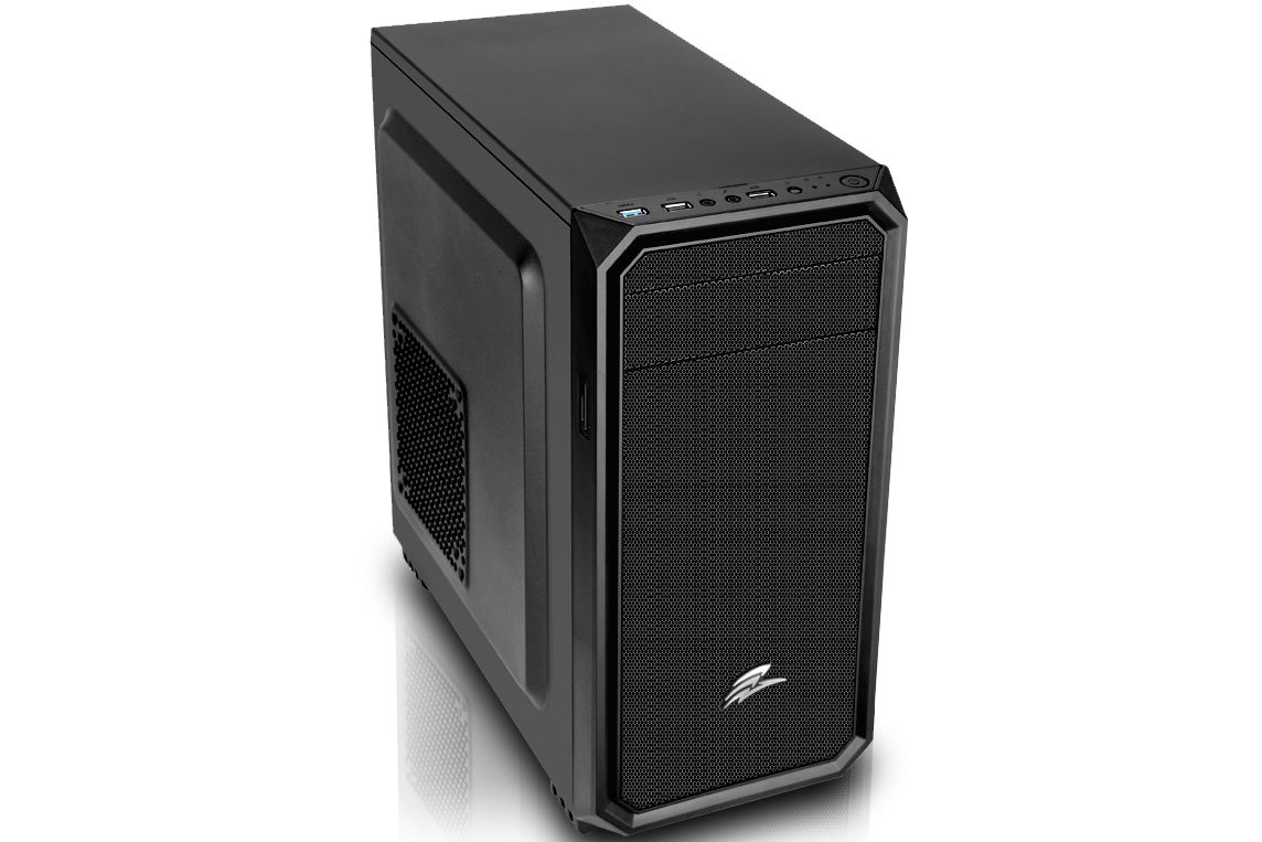 EVOLVEO Shaw 2/Mini ITX/Transpar./Černá