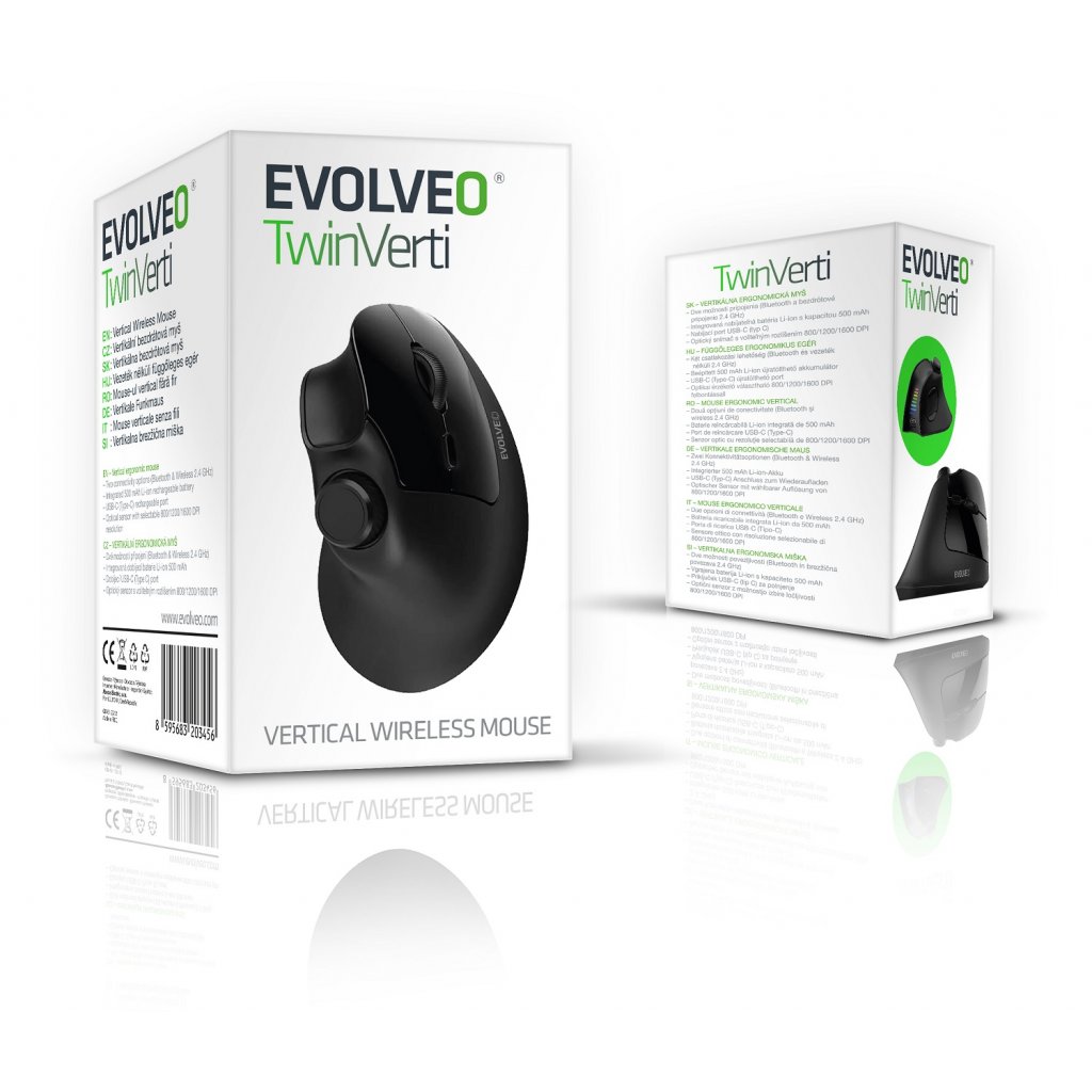 EVOLVEO TwinVerti, vertikálna ergonomická