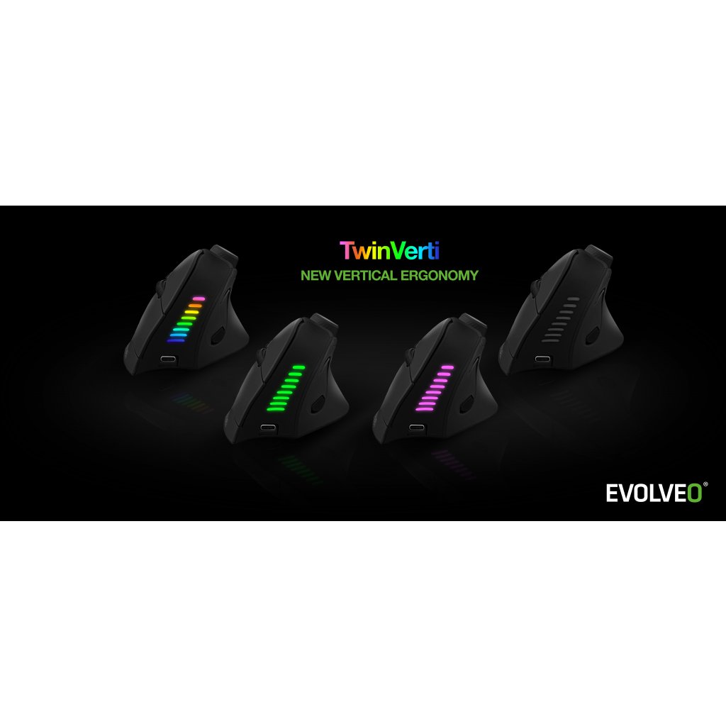EVOLVEO TwinVerti, vertikálna ergonomická