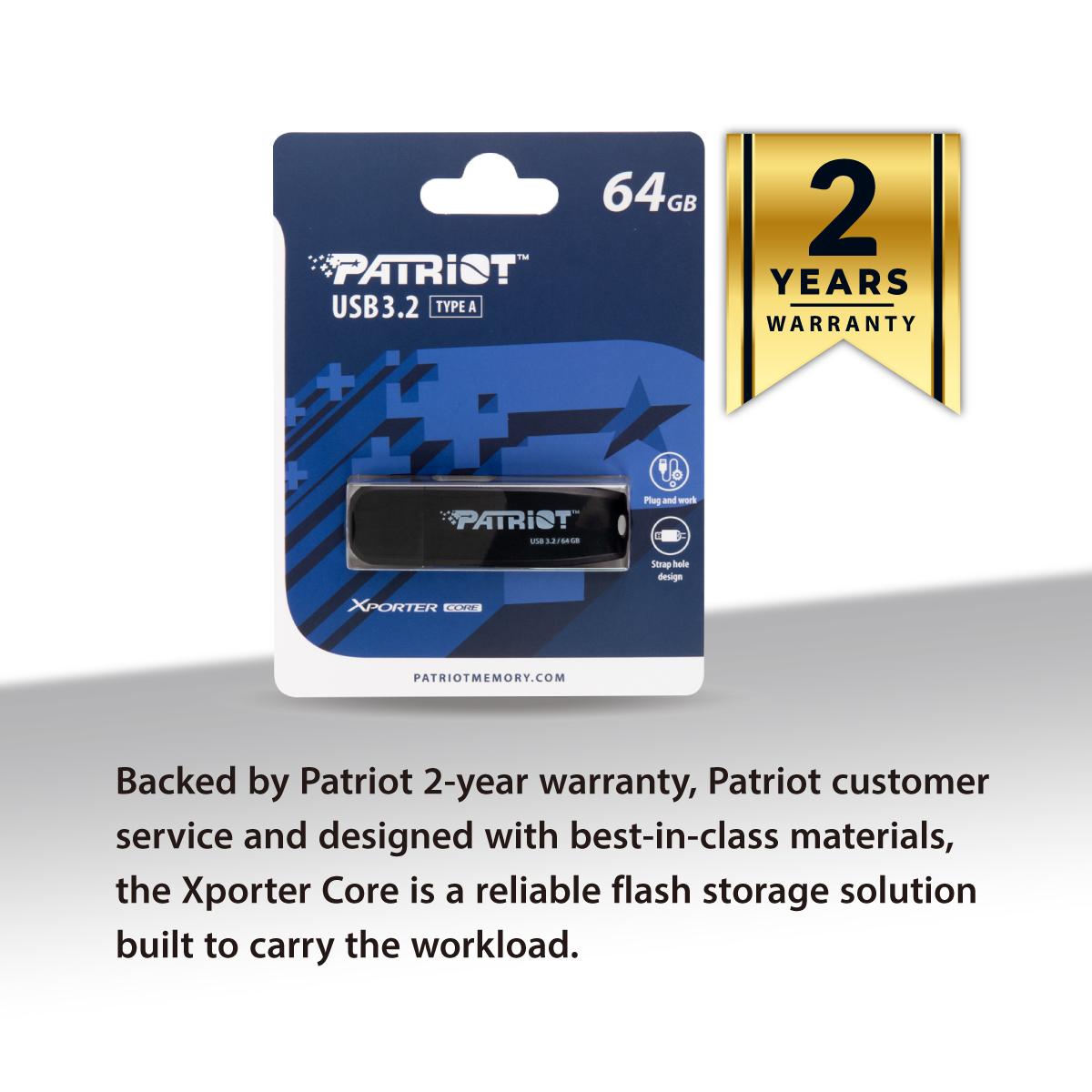 PATRIOT Xporter CORE 32GB Typ-A / USB 3.2 / PSF32GXRB3U