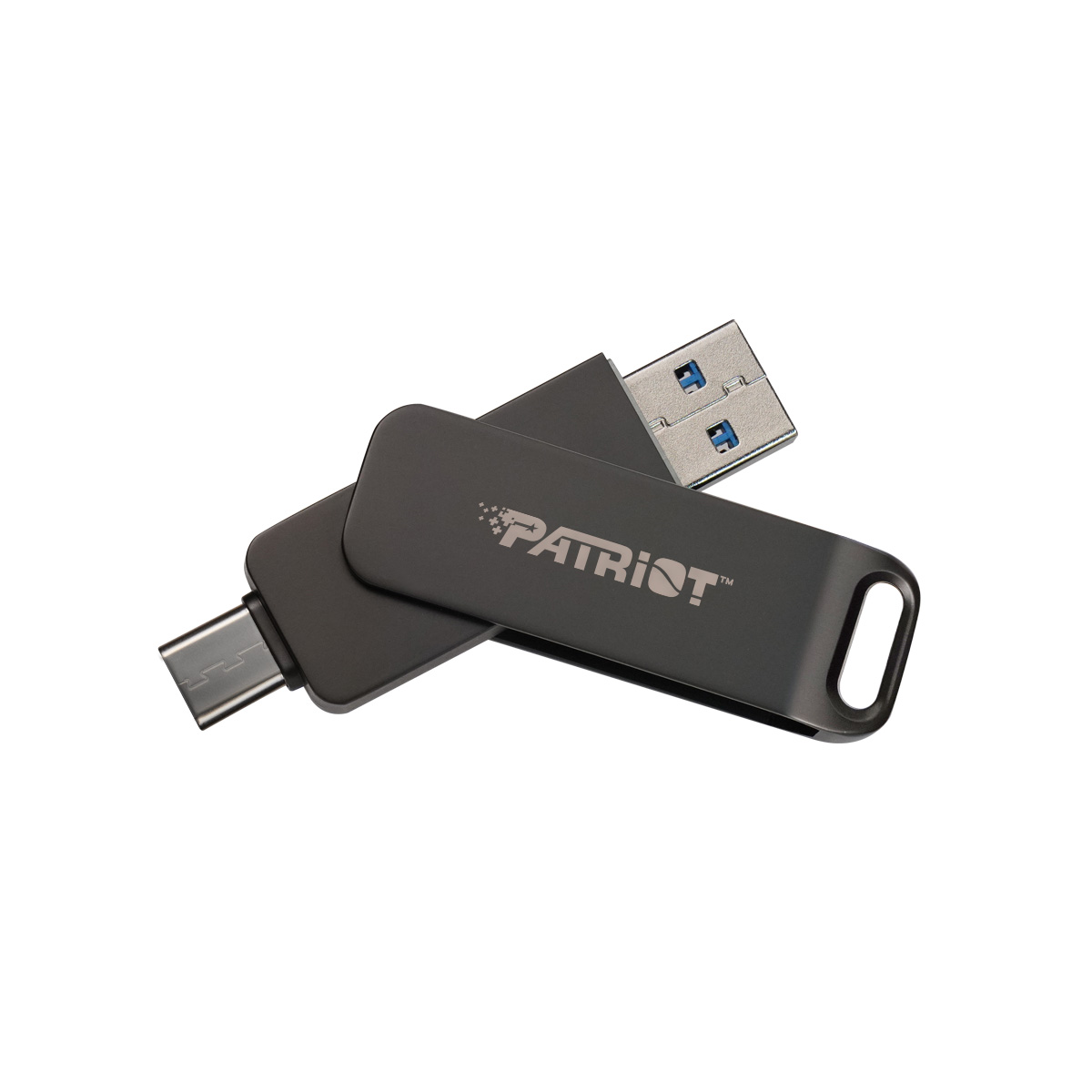 Patriot RAGE R550 64GB/USB 3.2/USB-A + USB-C/Čierna / PE64GR550DSAD