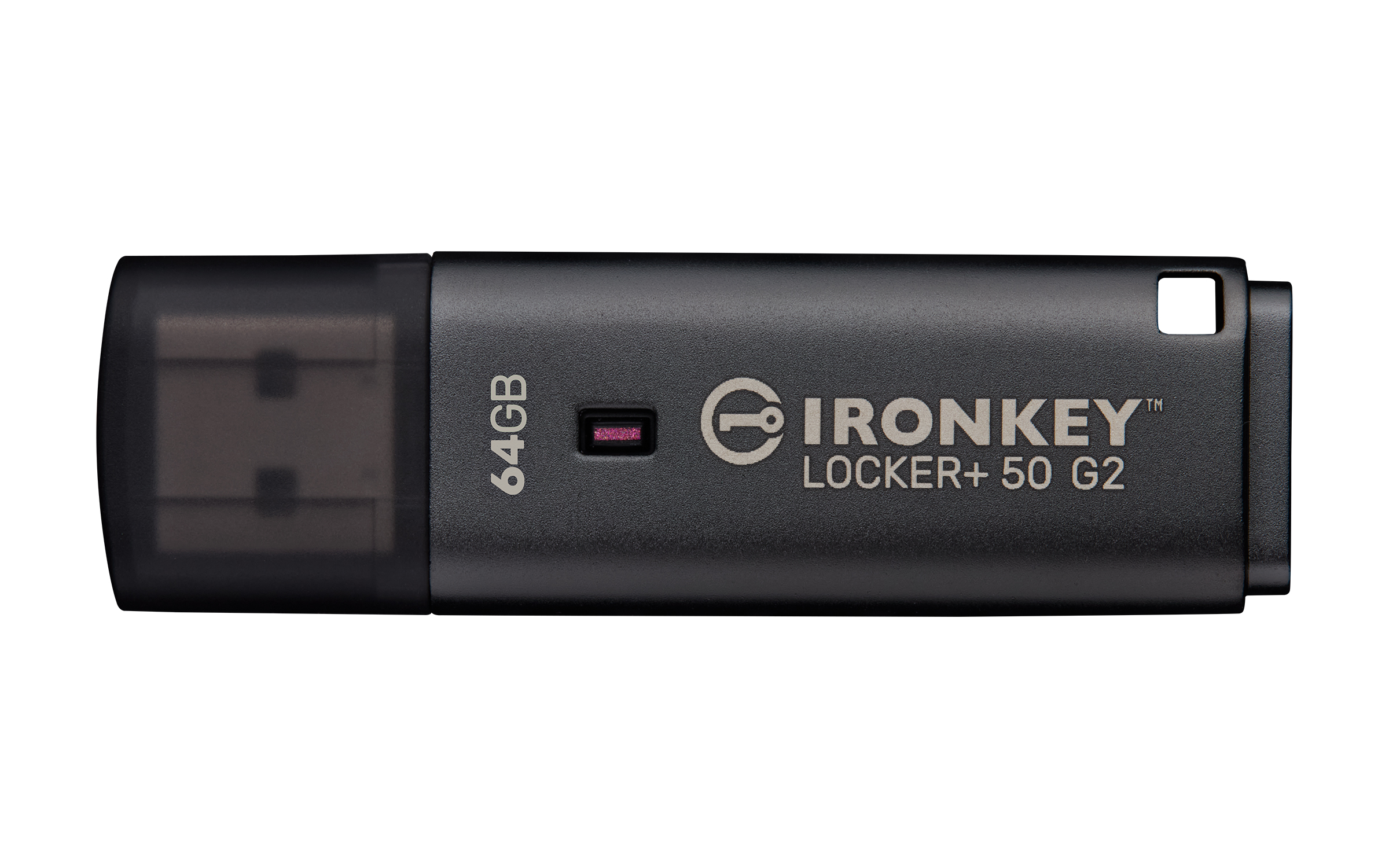 Kingston IronKey Locker+ 50 G2/64GB/USB 3.2 Gen 1 (5Gb/s)/USB-A/Černá