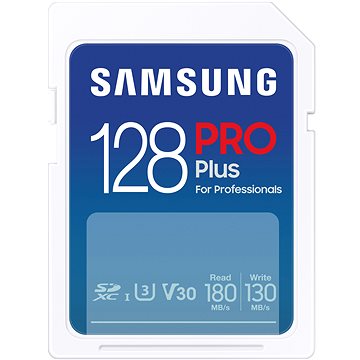 Samsung/SDXC/128GB/180MBps/Class 10/Modrá