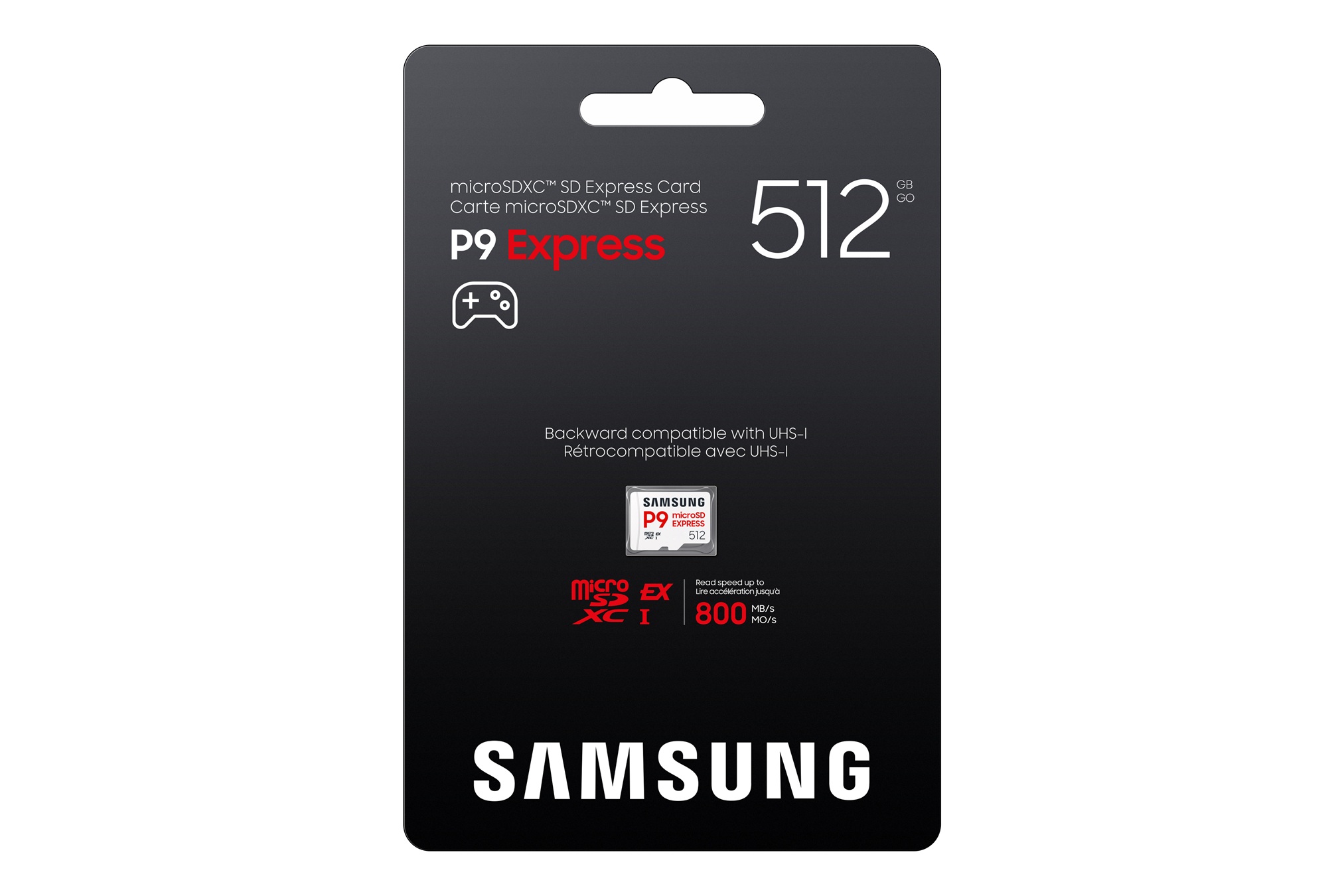 SAMSUNG P9 Express microSDXC 512GB / CL10 UHS-I U3 / A1 / V30 / MB-MK512T/WW