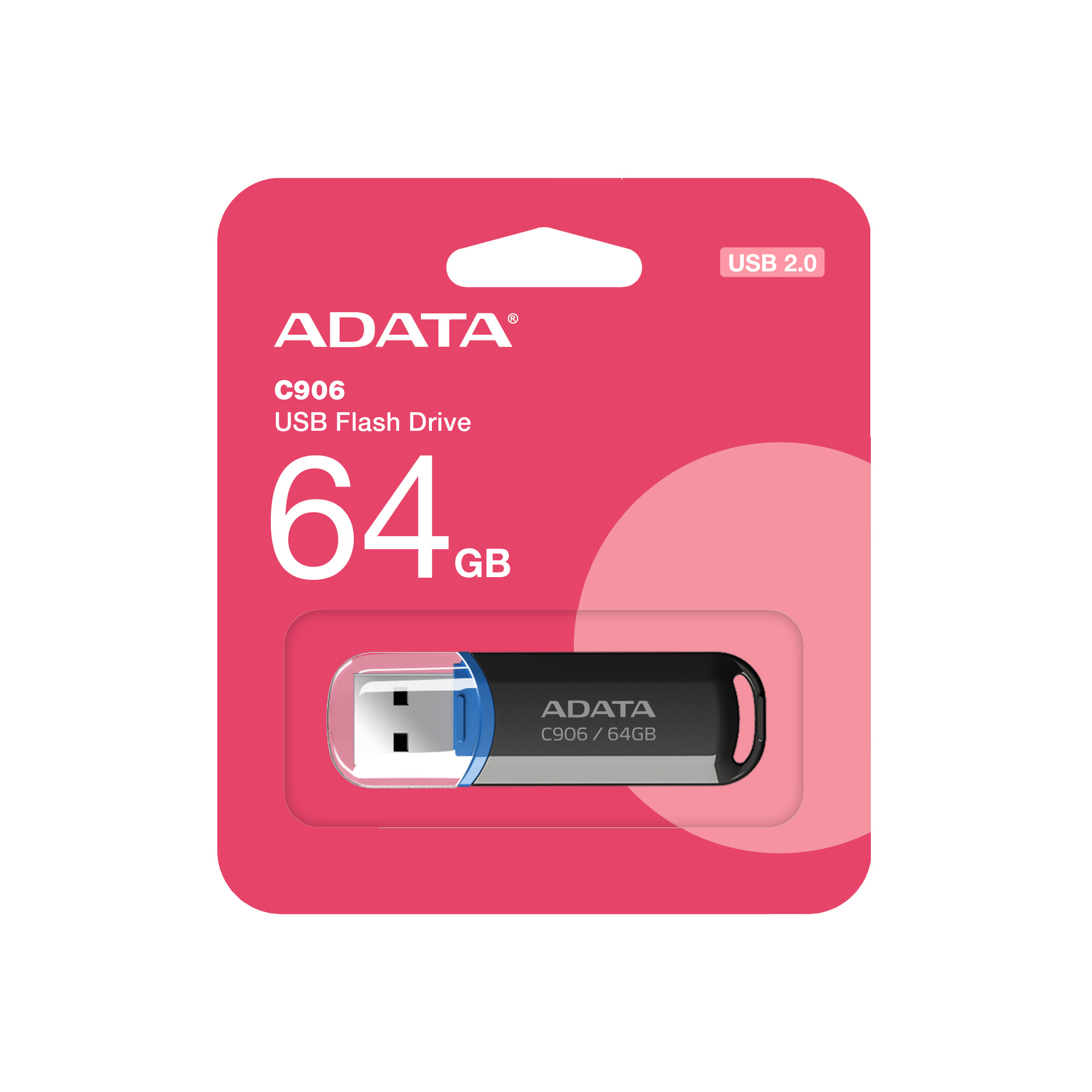 ADATA C906/64GB/USB 2.0/USB-A/Čierna AC906-64G-RBK